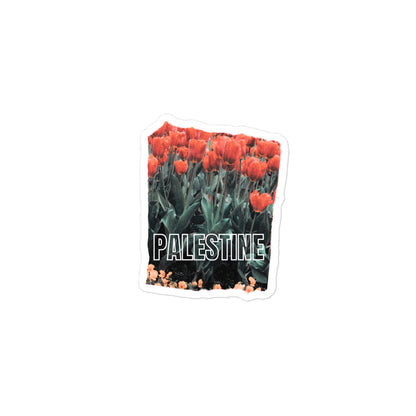 Palestine Tulips Sticker